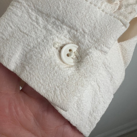 Emerson Fry Long Sleeve Popover‎ Button Down Collared Viscose Shirt Top - Picture 5 of 6